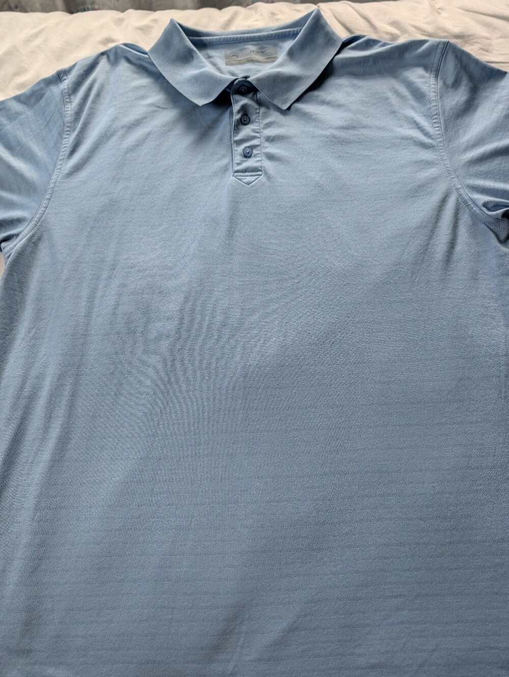 Cutter & Buck Men's Button Up Polo Shirt.  Size XXL. Short Sleeves.  CB Dry Tec.